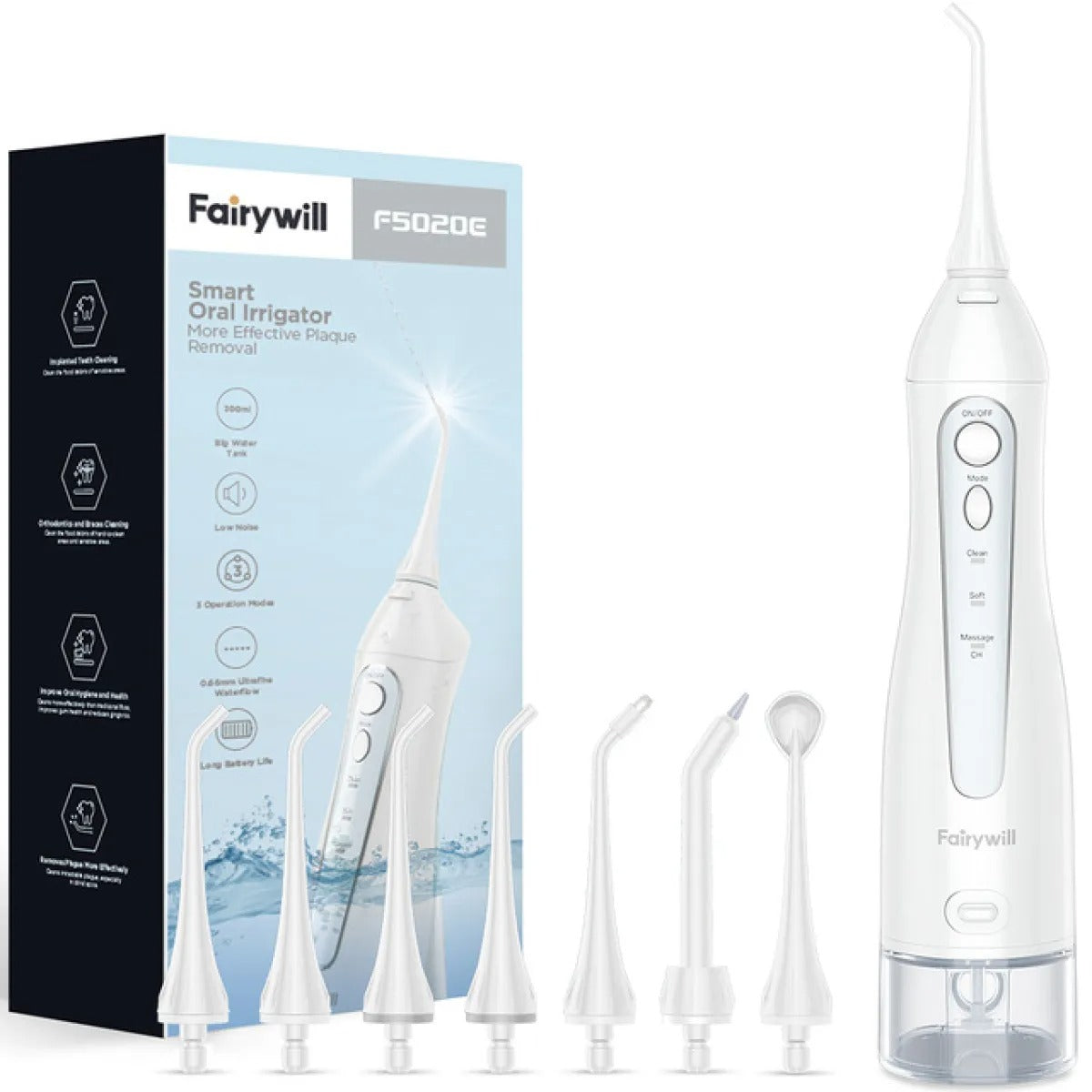 Hangsun Cordless Water Flosser – Black
